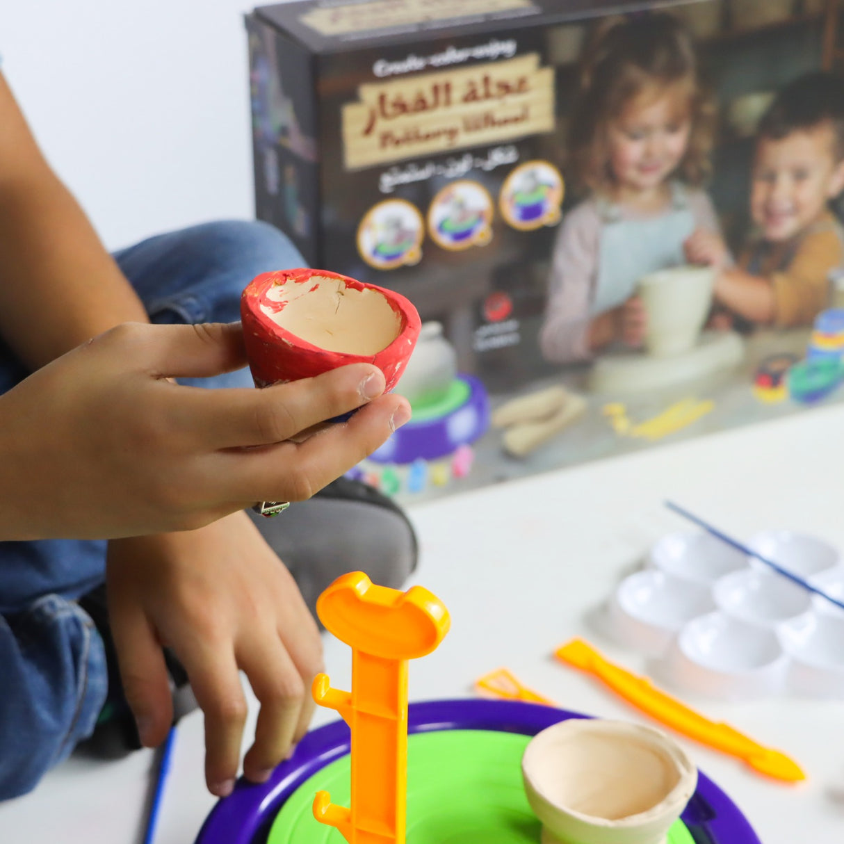 عجلة الفخار