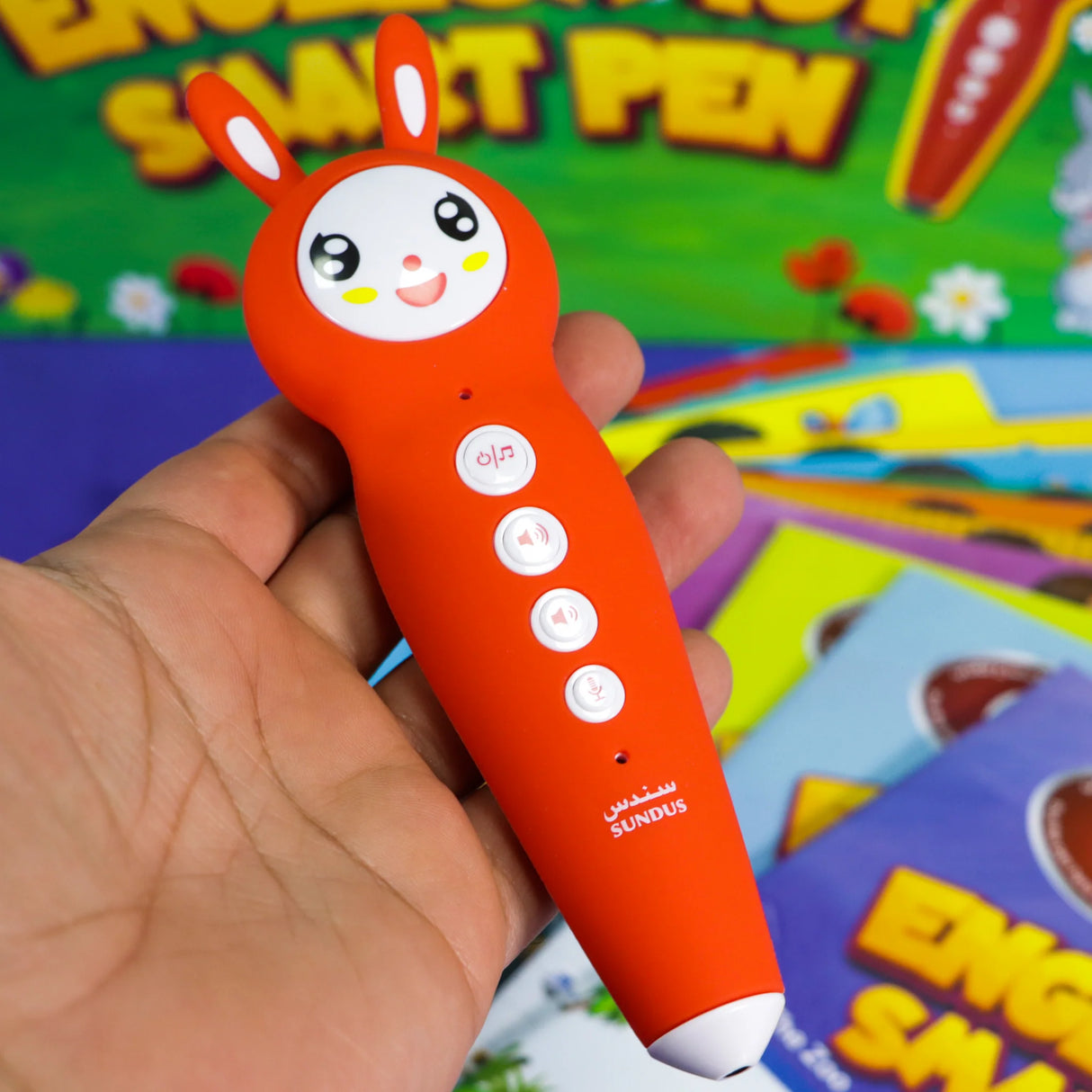 القلم الناطق باللغة الانكليزية مع 12 كتابا لتعلم المحادثة و النطق الصحيح