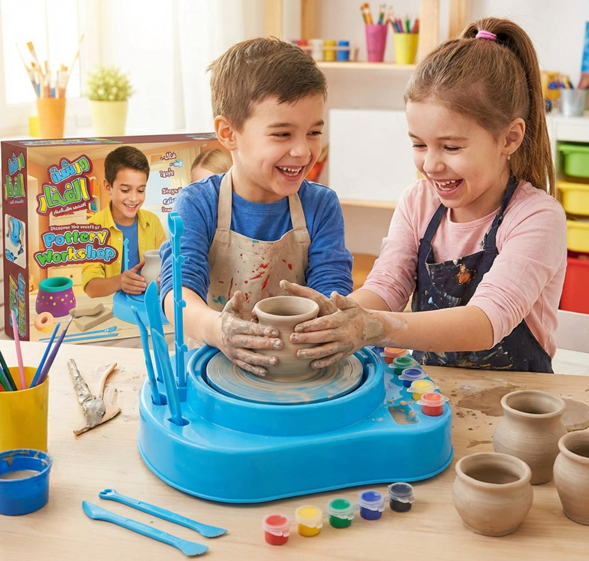 Electric Pottery Wheel – Upgraded Version for Kids