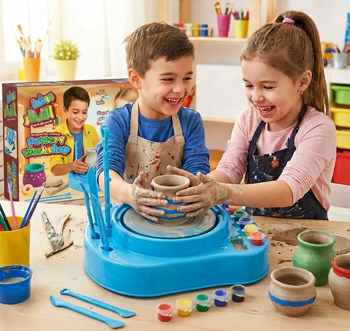 Electric Pottery Wheel – Upgraded Version for Kids